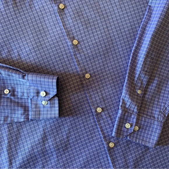 Men’s JONES NEW YORK Modern Fit Non-Iron 100% Cotton Long Sleeve Button Down - Picture 4 of 4